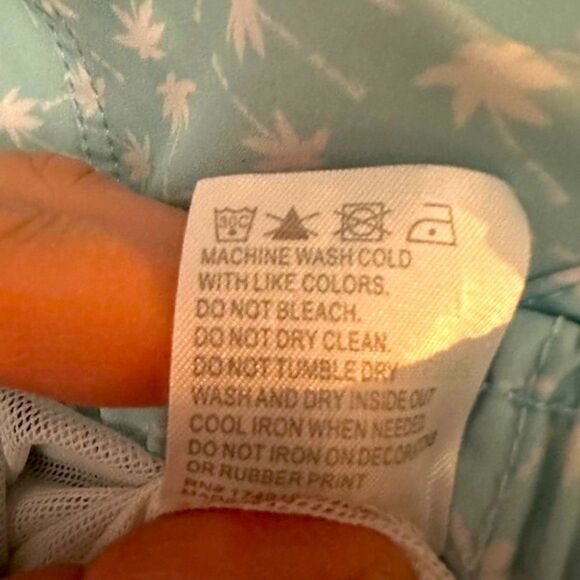 VINTAGE SUMMER Swimsuit Mint Volley Men’s Size L - Picture 5 of 5